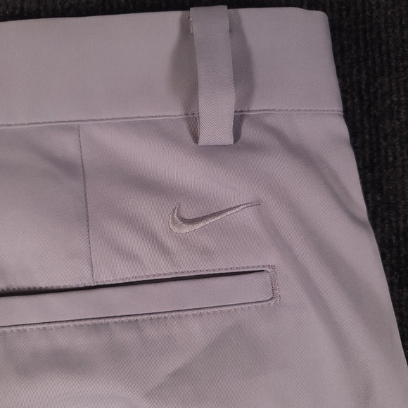 Nike Golf‎ Dri Fit Pants Mens 34x34 Light Gray Performance Stretch - Picture 13 of 13